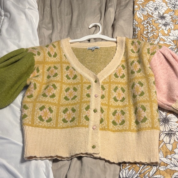 See And Be Seen Sweaters - Chic Multicolor Cardigan Sweater